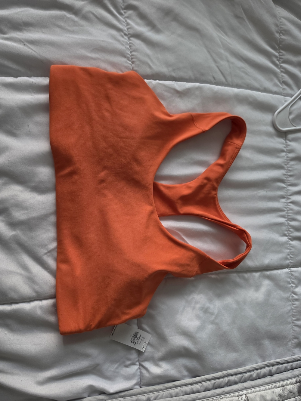 Old Navy Women's Orange Racerback Sports Bra Nwt
